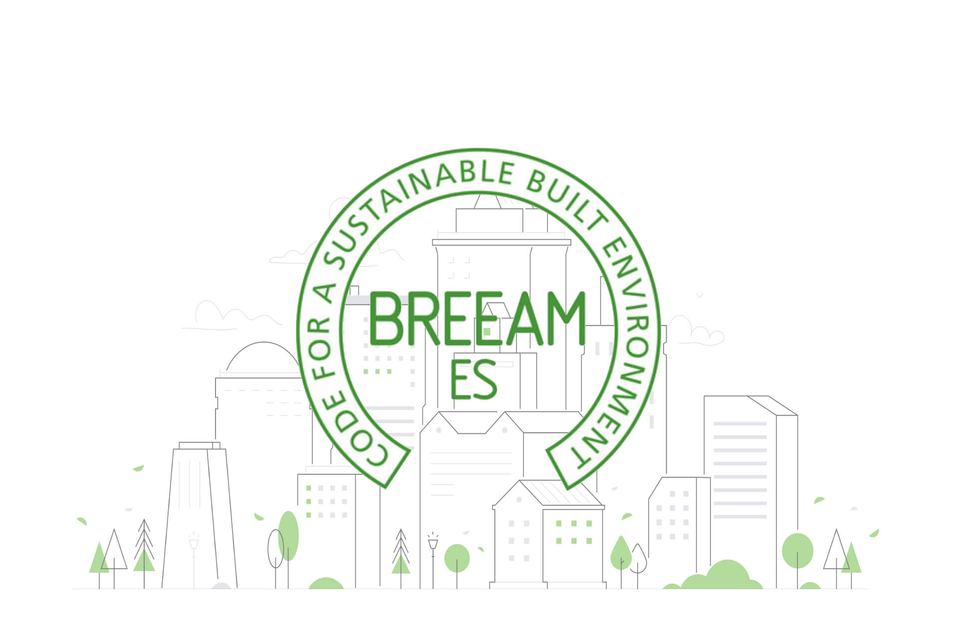 Imagen con el logotipo de BREEAM